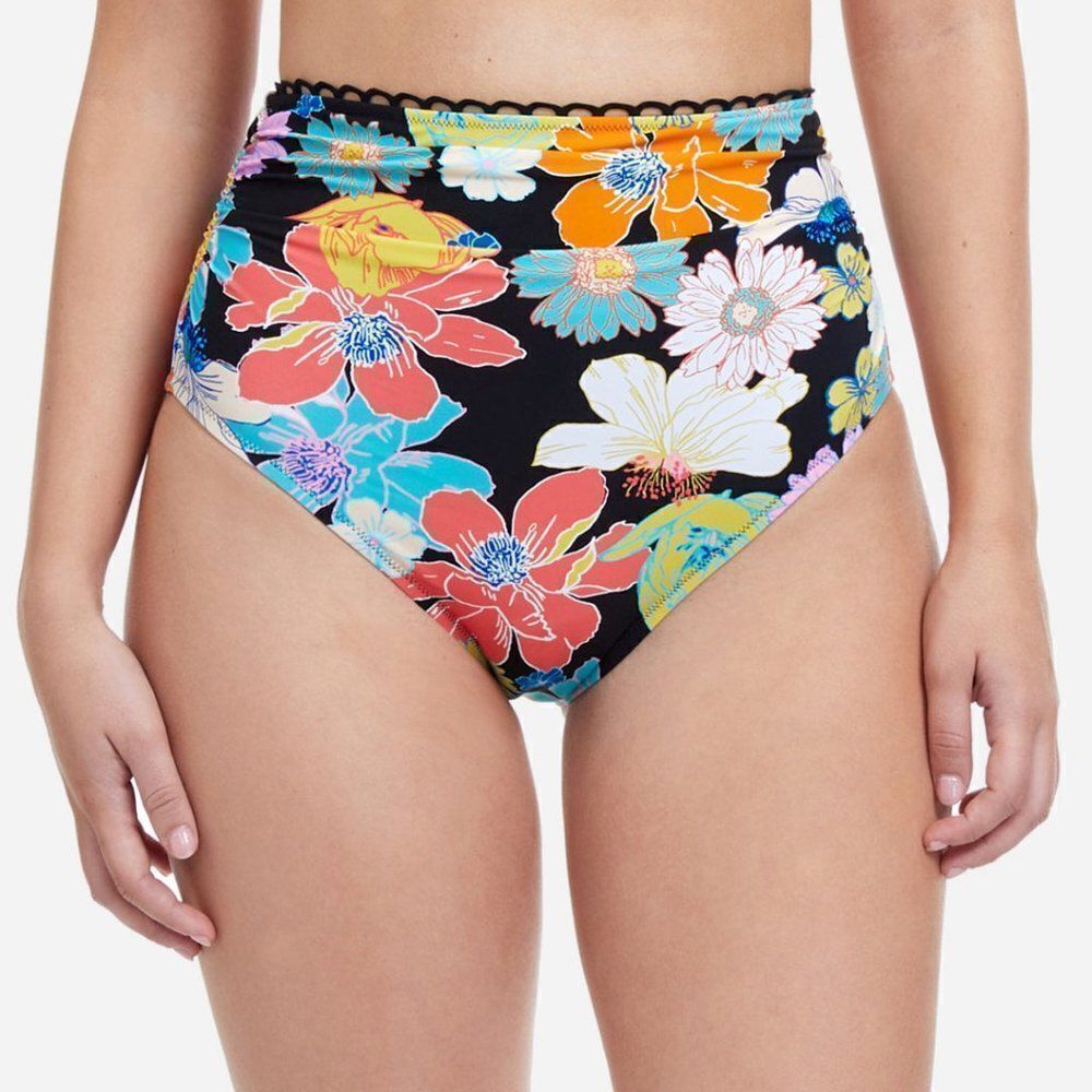 Profile by Gottex Women's Standard Rising Sun High Waisted Bikini Bottom Size 8